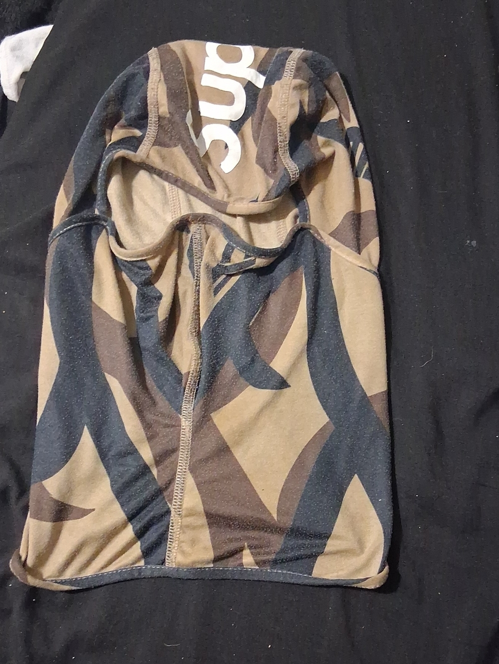 Supreme Brown & Black Camouflage Hybrid Shorts Tribal Balaclava